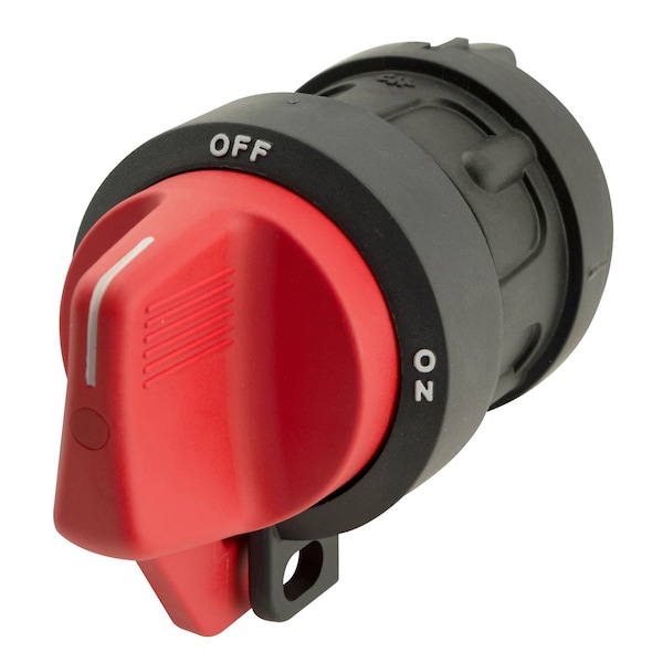 Master Disconnect Switch, On-Off, Red Knob